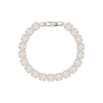 AJIDOU Alloy + Cubic Zirconia Bracelets Women's