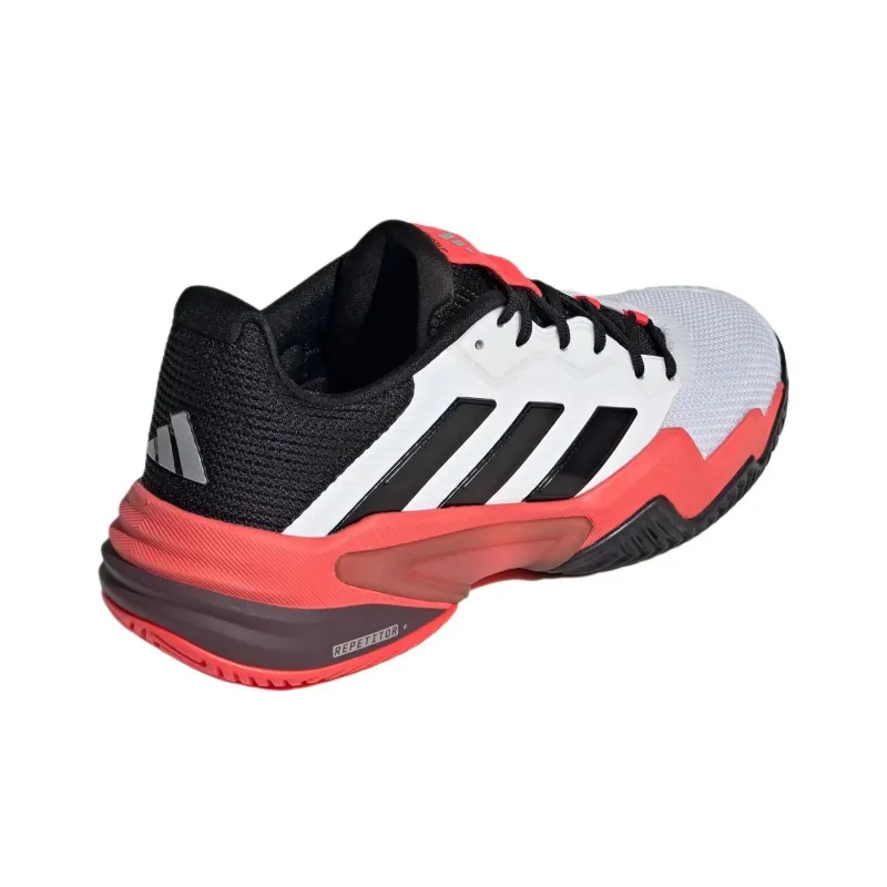 Adidas Barricade 13 Cloud White Core Black Lucid Red-3