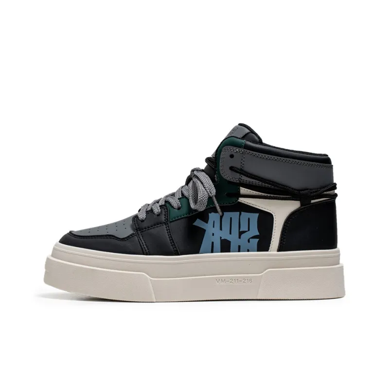 Grumpy Ram Anti-Slip Wear-Resistant High-Top Skateboard Shoes Men's-5