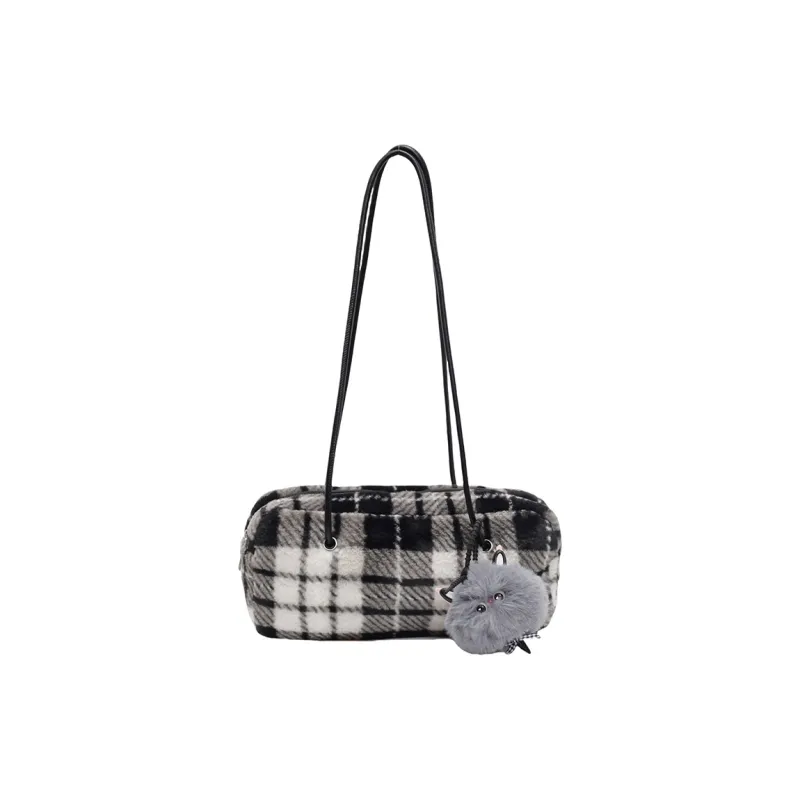 Yalu Plush Shoulder Bag Regular Women's Multicolor-28