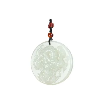 Shujie Hetian Jade White Jade Unisex