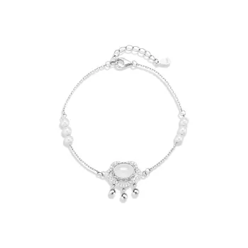 WANLIACC Alloy Ruyi Peace Lock Bracelet Women's