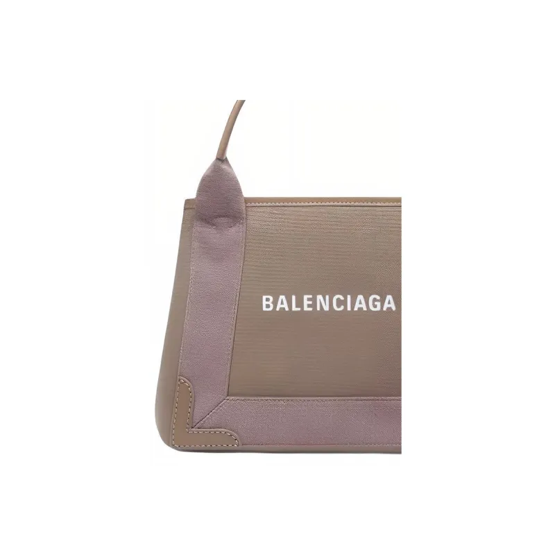 Balenciaga Cotton Tote Bag Shopping Bag Handbag Extra Small Unisex Beige-1