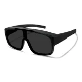 Black Frame with Black Gray Lens[Wearable Myopia Glasses]