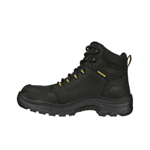 Skechers Work Ankle Boots Men's Black
