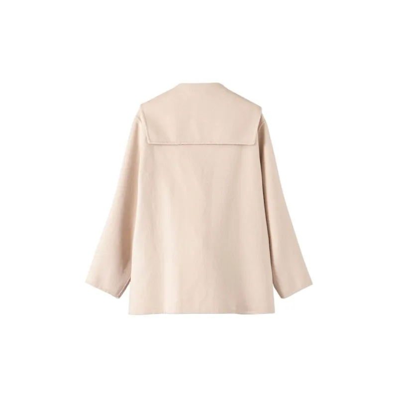 Late White Coat Women's Apricot-1