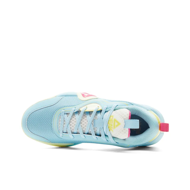 PEAK Basketball Shoes Men Low Top Cornflower Blue-3