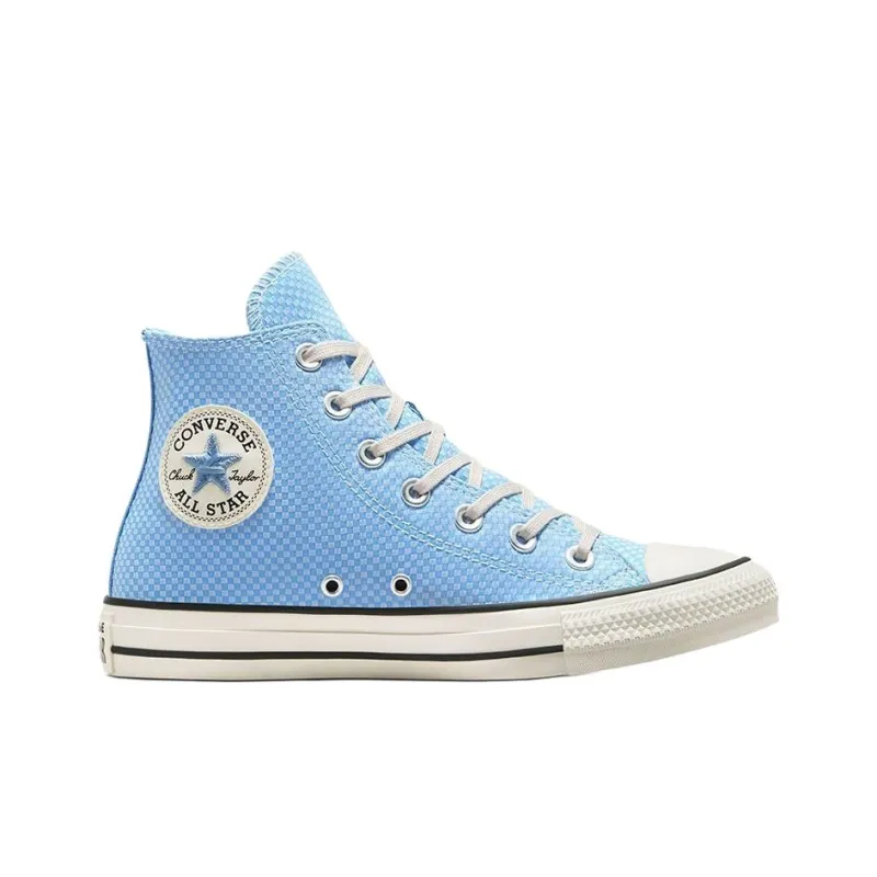 Converse Women's Chuck Taylor All Star High 'Checkered Light Blue' Women's-1