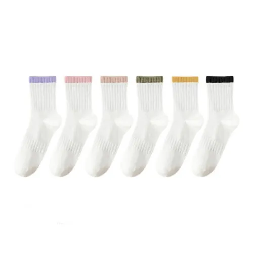 Lanza Mid Calf Socks Women's 6 Pack