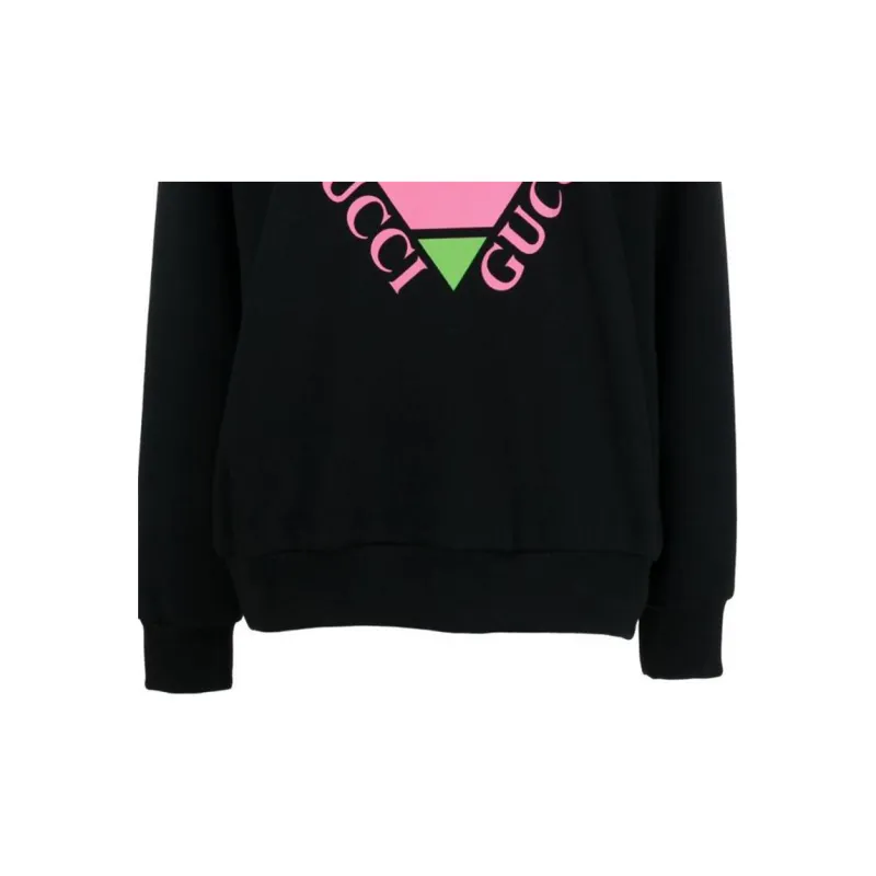 GUCCI Logo print Drawstring Hoodie-5