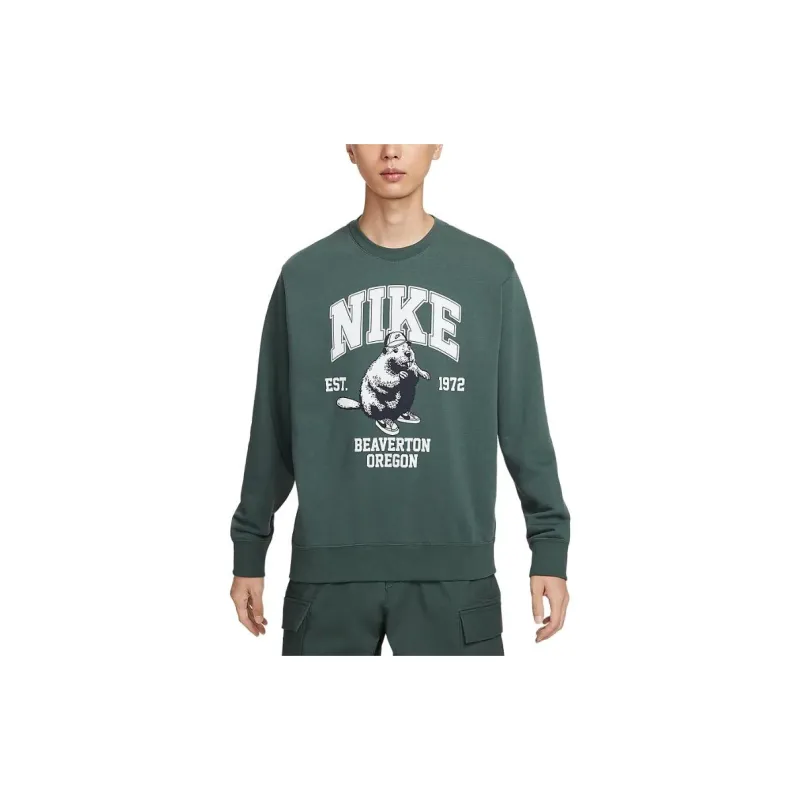 Nike Sportswear Club Sweatshirt Men's Vintage Green-2