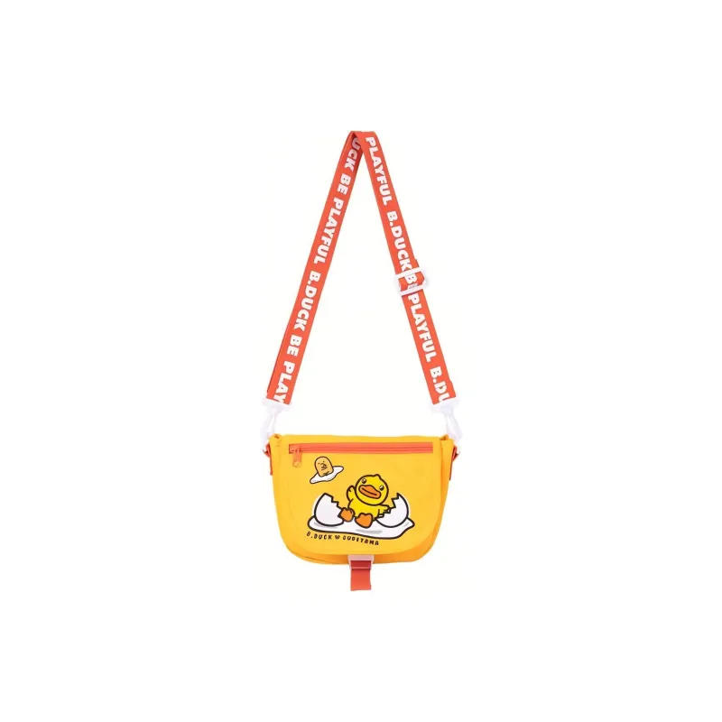 B.Duck X Gudetama Collaboration Collection Canvas Canvas Bag Shoulder Bags Women's Yellow-2