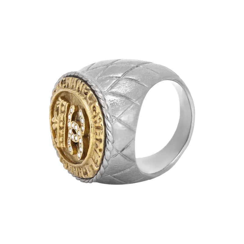 CHANEL Metal Rings Unisex Silver-0