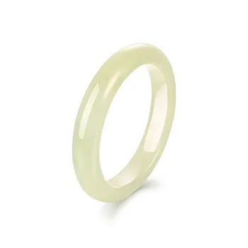 QIANCHANG Hetian Jade Bangles Green Jade Women's