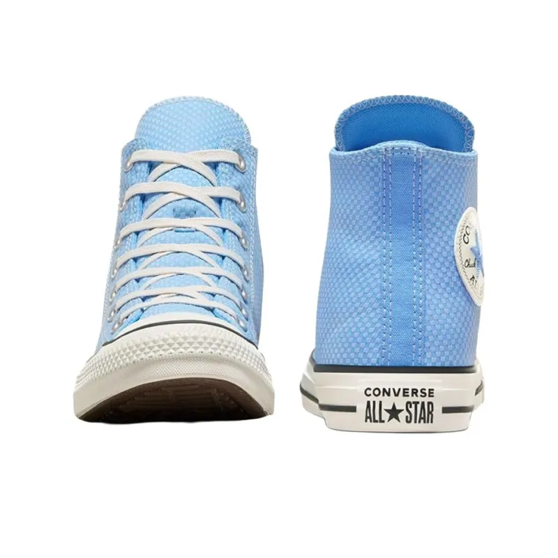 Converse Women's Chuck Taylor All Star High 'Checkered Light Blue' Women's-4