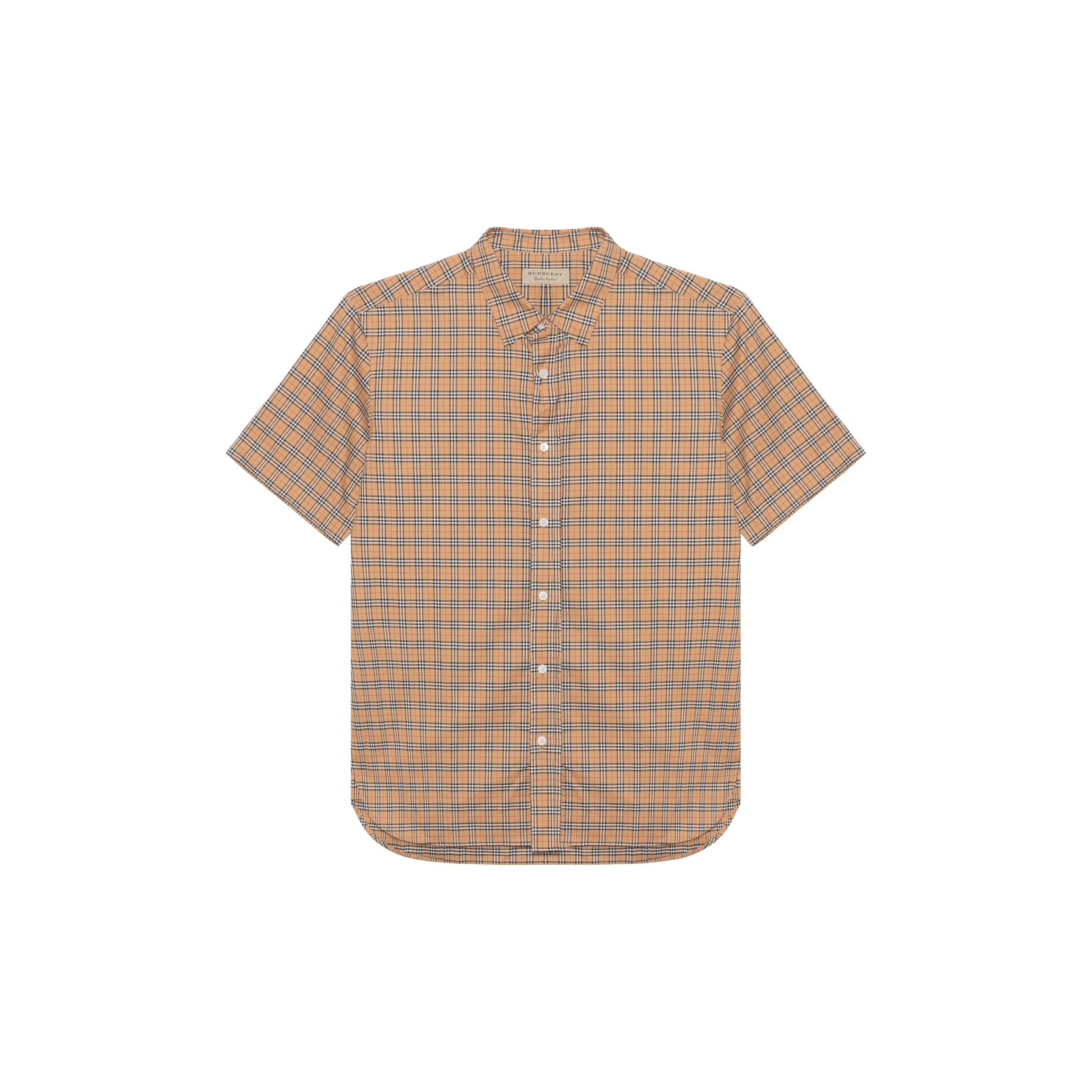 Burberry men's button up short sleeve deals