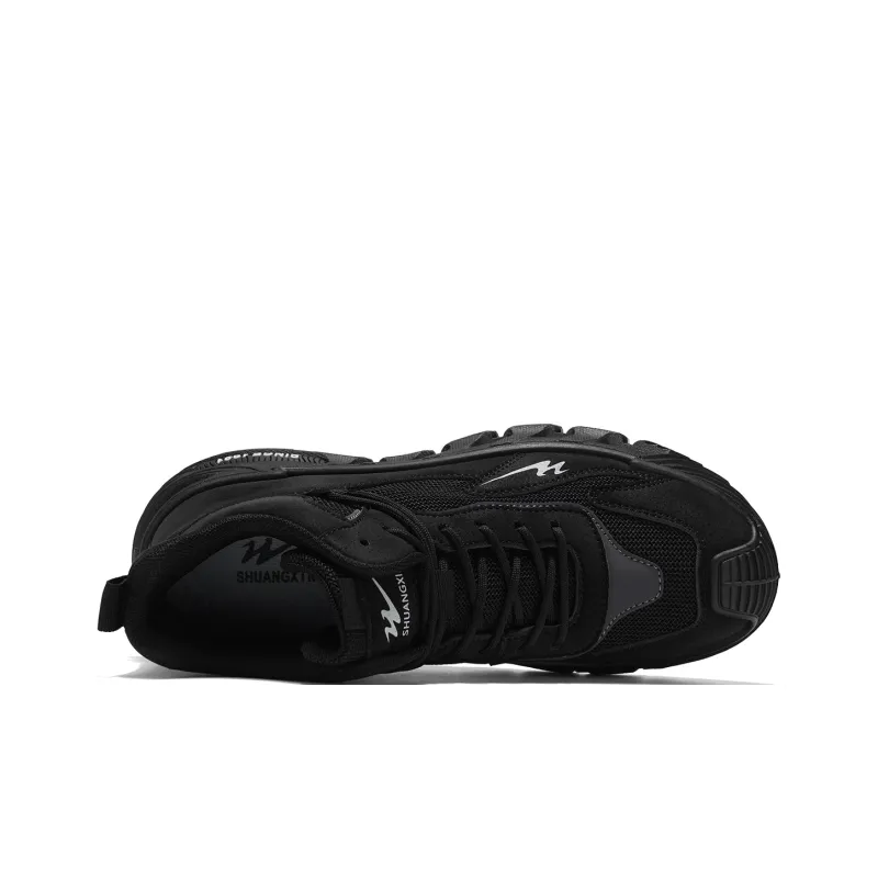 Binary Mid Top Skateboard Shoes Men's Black-4