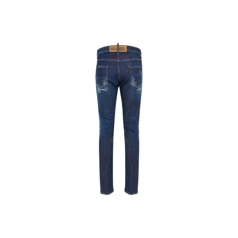 DSQUARED 2 Straight Leg Distressed Jeans-1