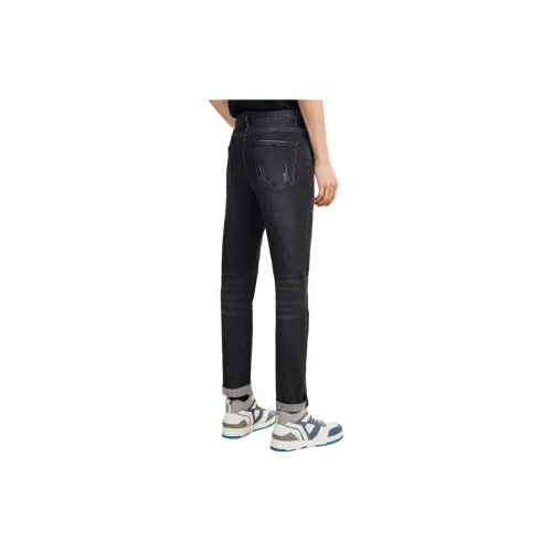 K BOXING Jeans Men Black