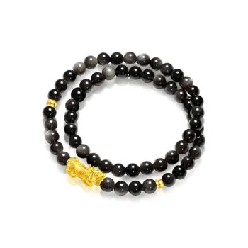 KING TAI SANG Gold Bracelet Unisex