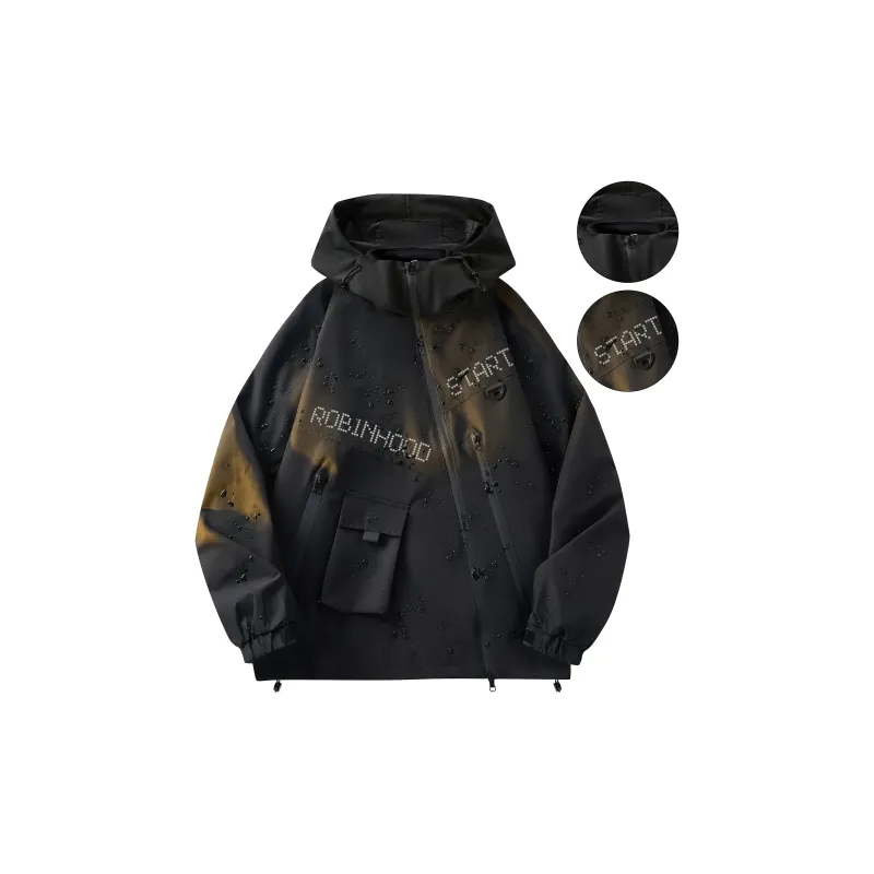 ROBINHOOD Waterproof And Windproof Windbreaker Jacket Unisex-12