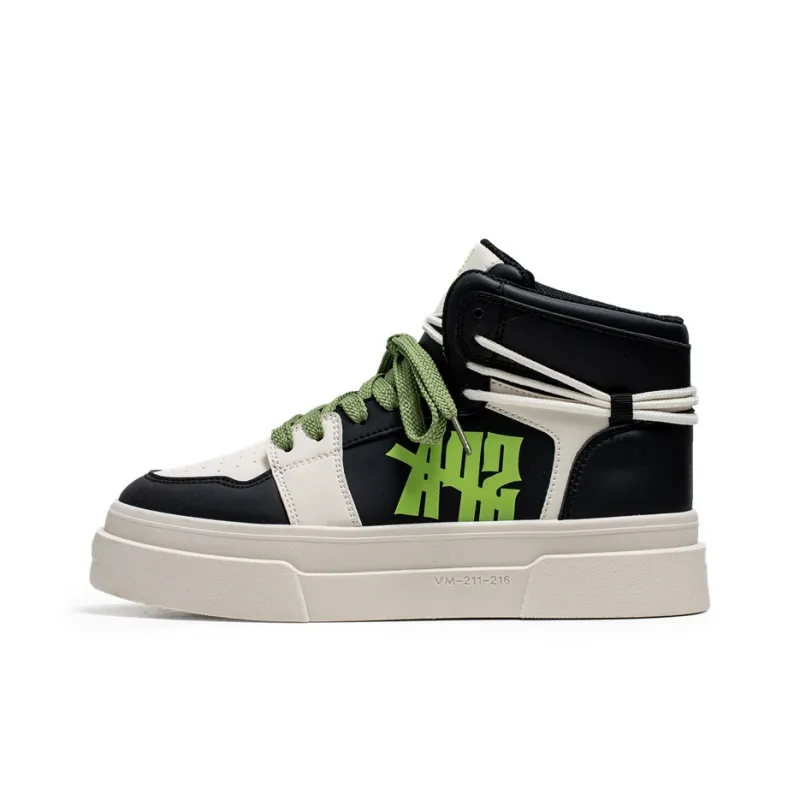 Grumpy Ram Anti-Slip Wear-Resistant High-Top Skateboard Shoes Men's-0