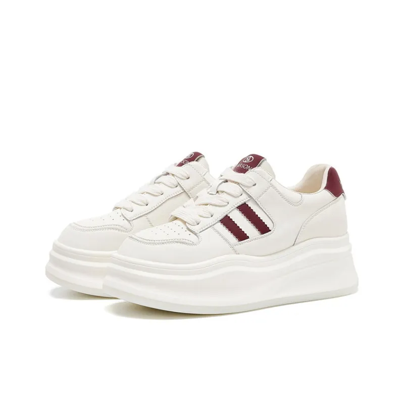 HARSON Anti-Slip And Wear-Resistant Height Increasing Low-Top Casual Shoes Women's-8