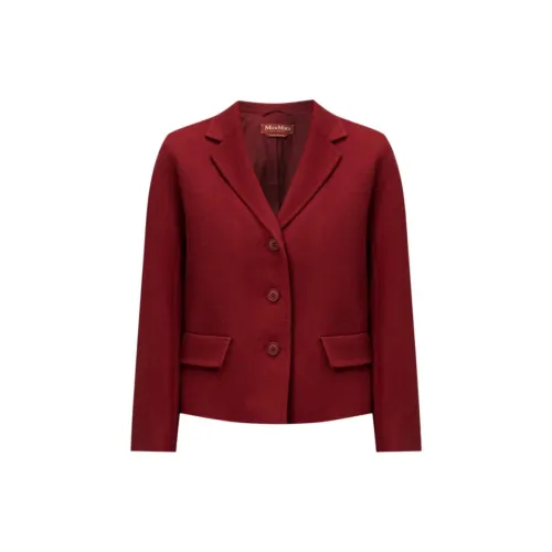 MaxMara Studio Jacket Women's Bordeaux Red