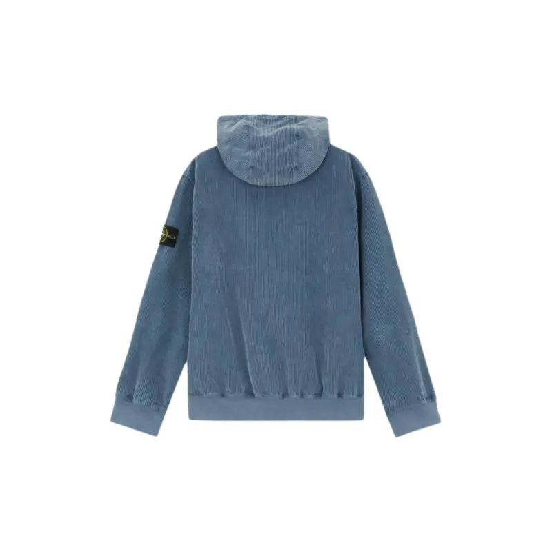 STONE ISLAND Loose Fit Hooded Overshirt-1