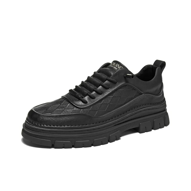 AOKANG Maillard Style Series Printed Luxury Elastic Band Skateboard Shoes Work Boots Men's Exclusive Box-13