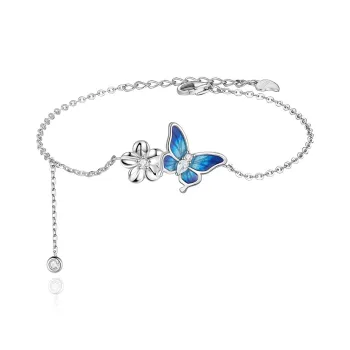 2801 S925 Silver Bracelets Women's