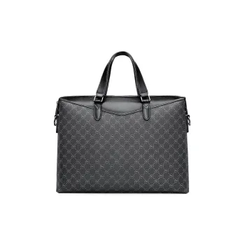 FAIRWHALE PVC Briefcases Men's Black