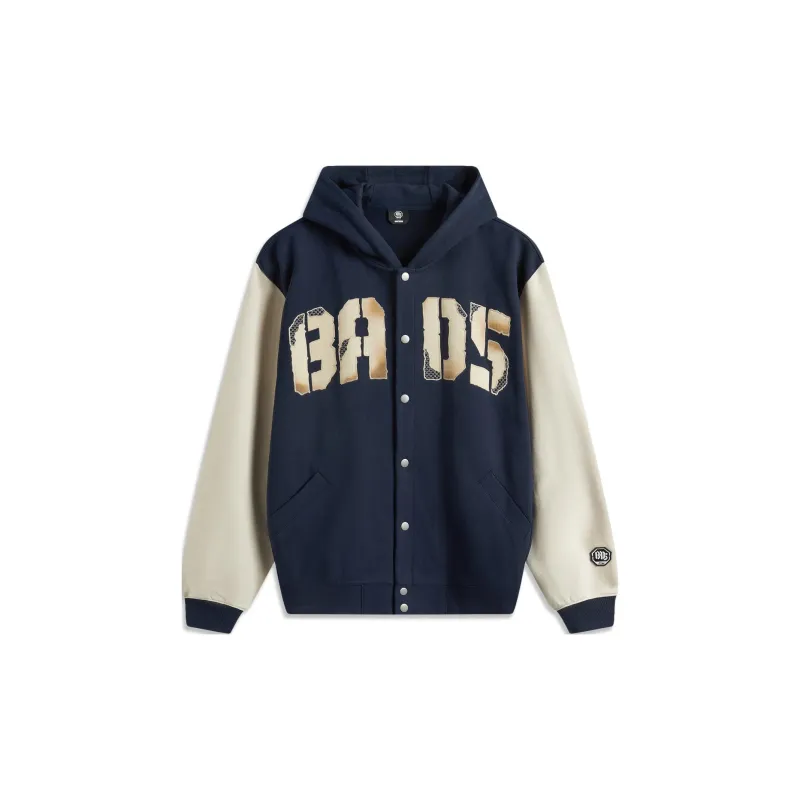 LiNing Basketball Collection Sweatshirt Men's Dark Marine Blue/Oat Gray-0