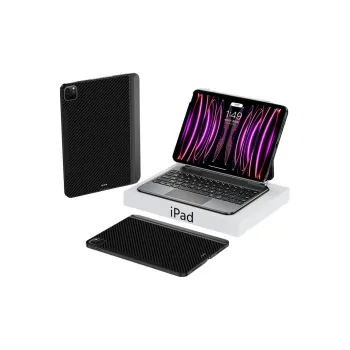 JINGSHAN Carbon Fiber Texture Suitable For IPad MiaoKong Keyboard Touch Companion Case