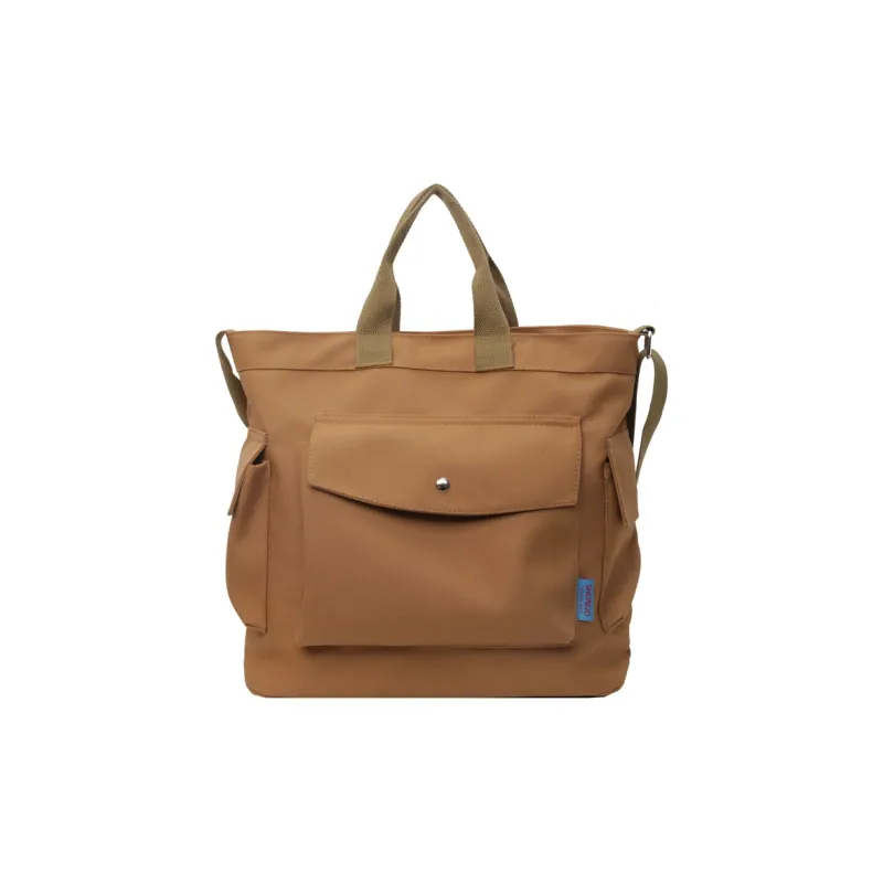 Yalu Canvas Shoulder Bag, Crossbody Bag, Handbag Regular Women's Black/Ecru/Brown/Green-20