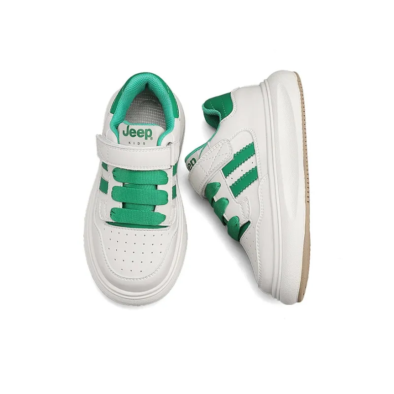 Jeep Slip Resistant Anti Kick Wear Resistant Breathable Low Top Kids' Skateboarding Shoes Kids'-25