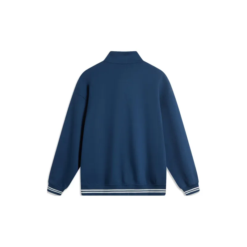 LiNing Sports Life Collection Sweatshirt Men's Deep Prussian Blue-1