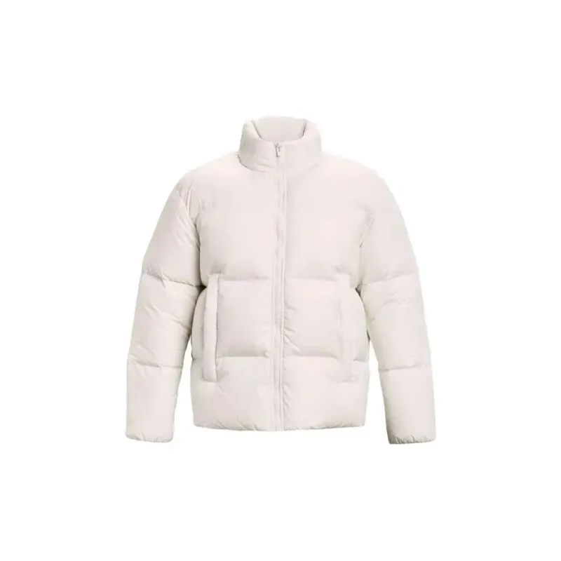 Under Armour Down Jacket Unisex White Comes With Necklace-1