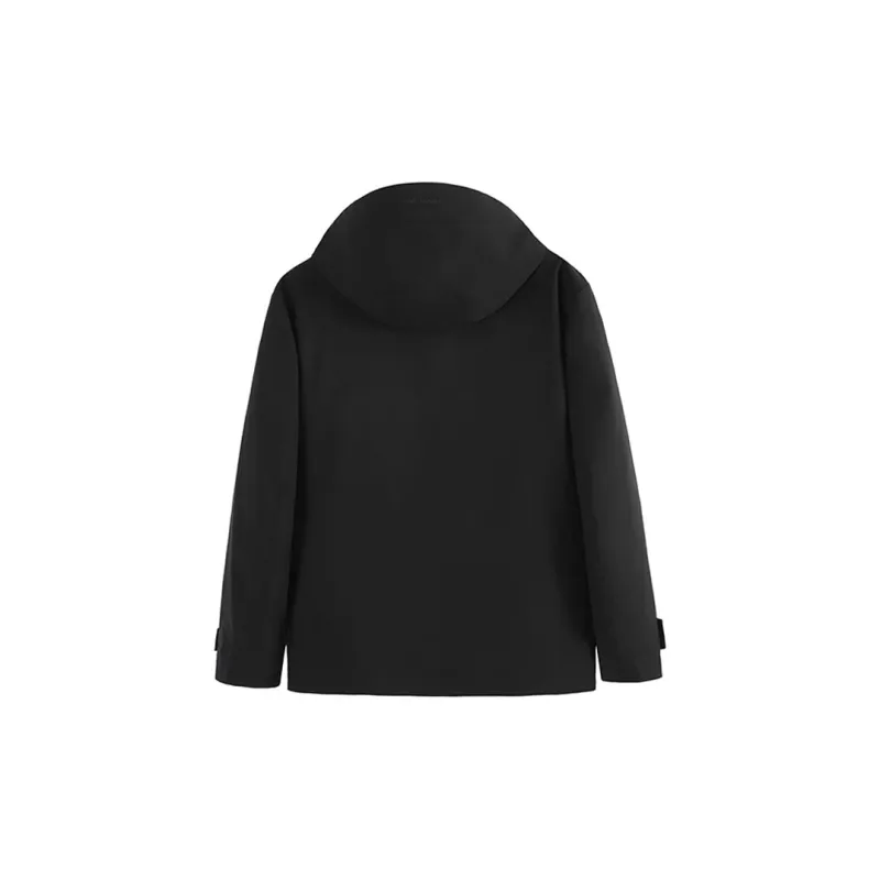 DAVID NAMAN Down Jacket Men's Black-1