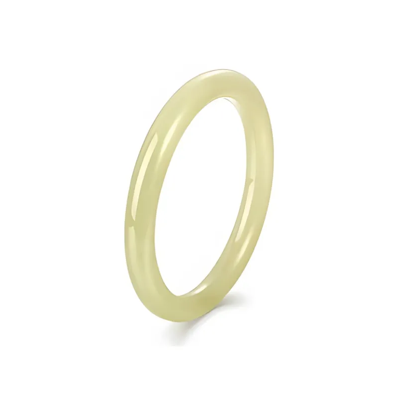 QIANCHANG Hetian Jade Bangles Green Jade Women's-4