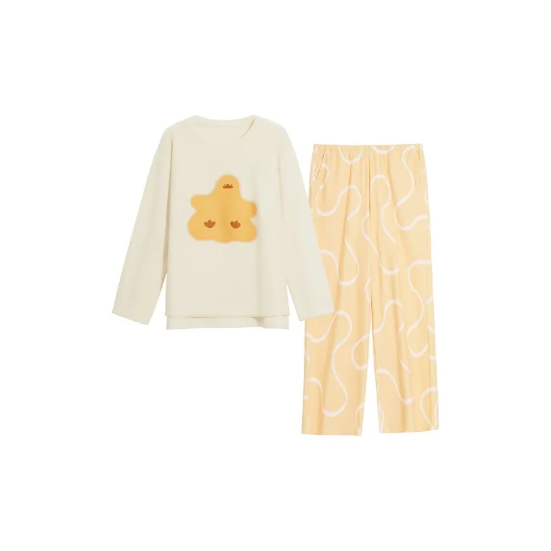 Ubras Sticker Series Pajama Set Unisex-1