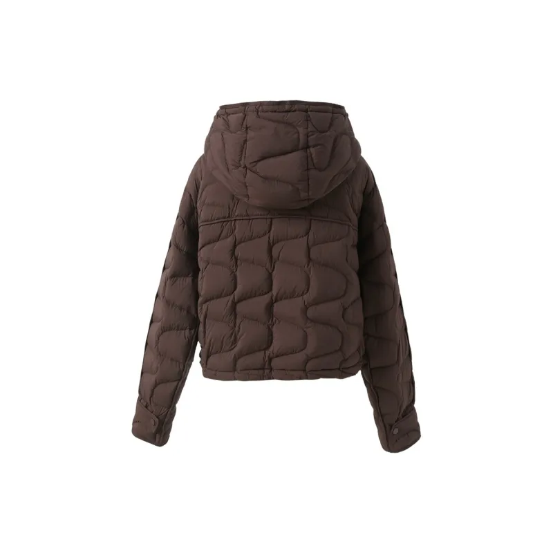 3COLOUR Down Jacket Women's Hazelnut Brown-1
