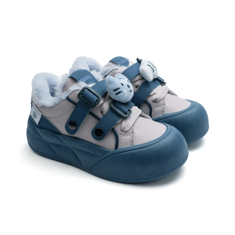 STAE Warm Lightweight Support Height Increasing Low-Top Casual Shoes Women's-3