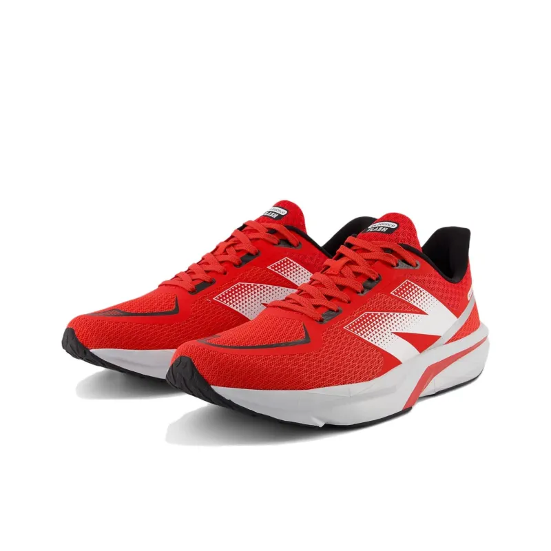 New Balance DynaSoft Flash V7 Anti Slip Wear Resistant Low Top Running Shoes Men's Red-1