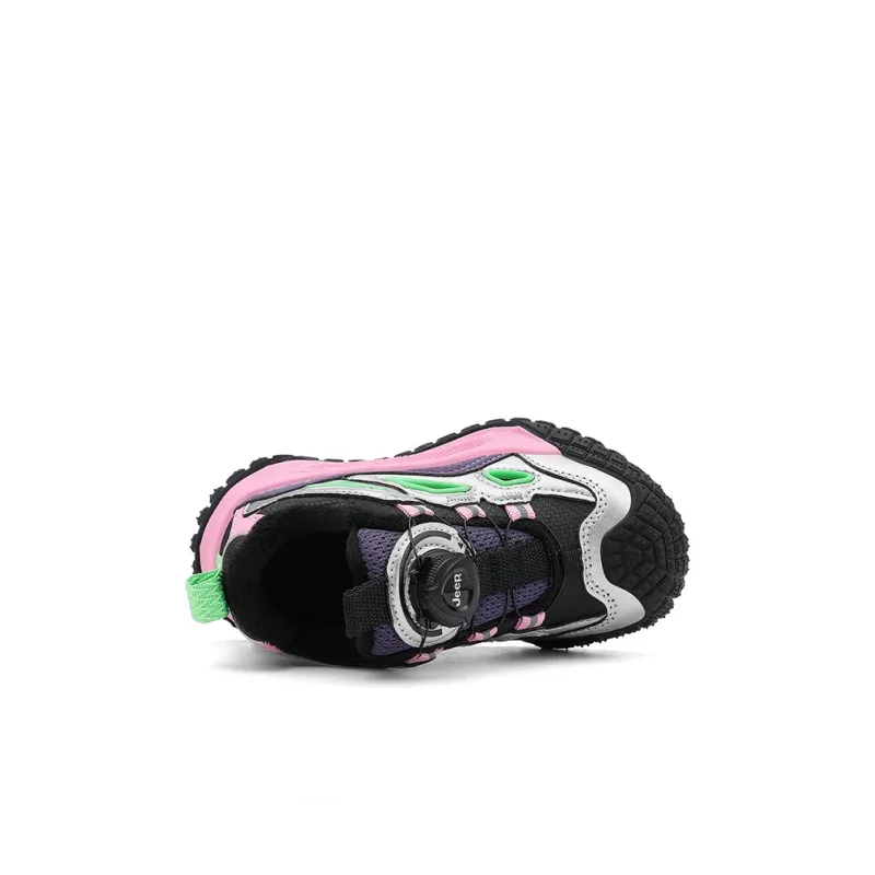 Jeep Low Top Kids Lifestyle Shoes Star Diamond Silver Pink Purple Kids'-4
