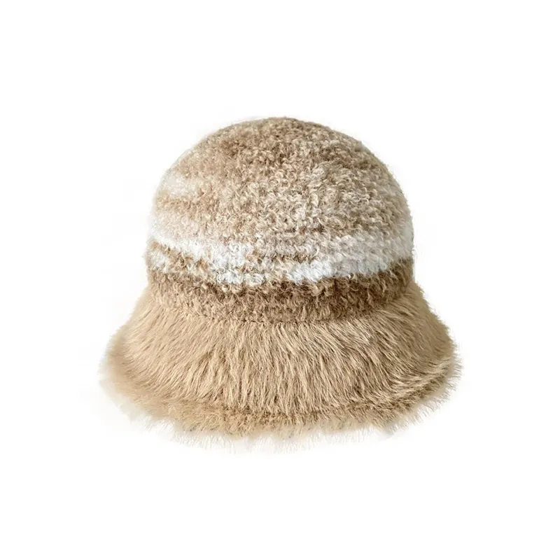 PISHUSHU Polyester Bucket Hats Women's 4 Colors Available For Selection-1