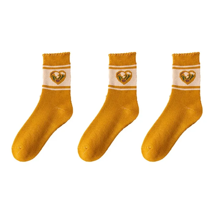 YUZHAOLIN Mid Calf Socks Women's Combo Set-11