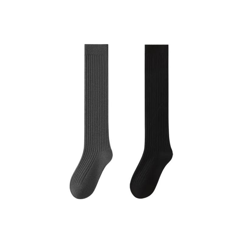 SHIWAJI Knee High Socks Women's 2 Pack-0