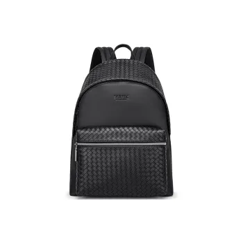 FAIRWHALE PU Backpack Laptop Bag Regular Unisex Elegant Black