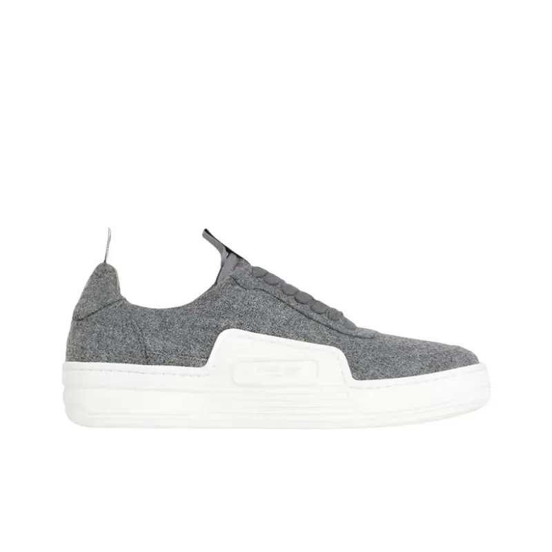 THOM BROWNE Skateboard Shoes Women's Low Top Gray-1